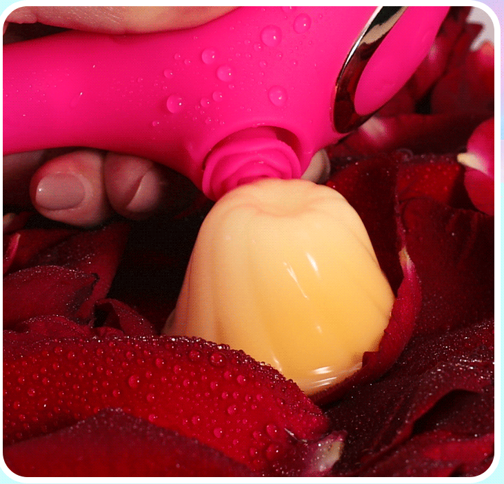 Máy rung tình yêu Rose Thumping dập âm vật