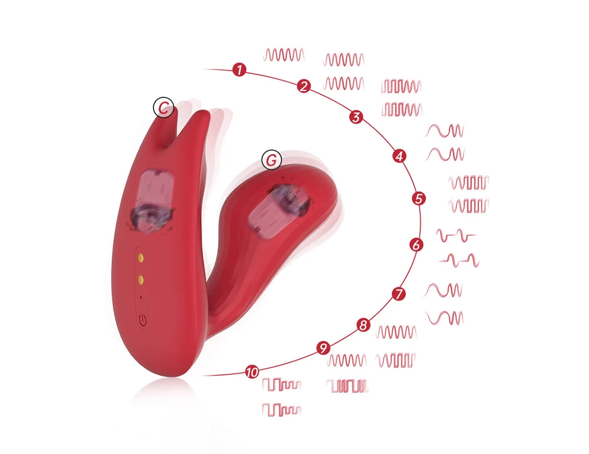 10 chế độ rung đa dạng được tích hợp sẵn của Magic Umi