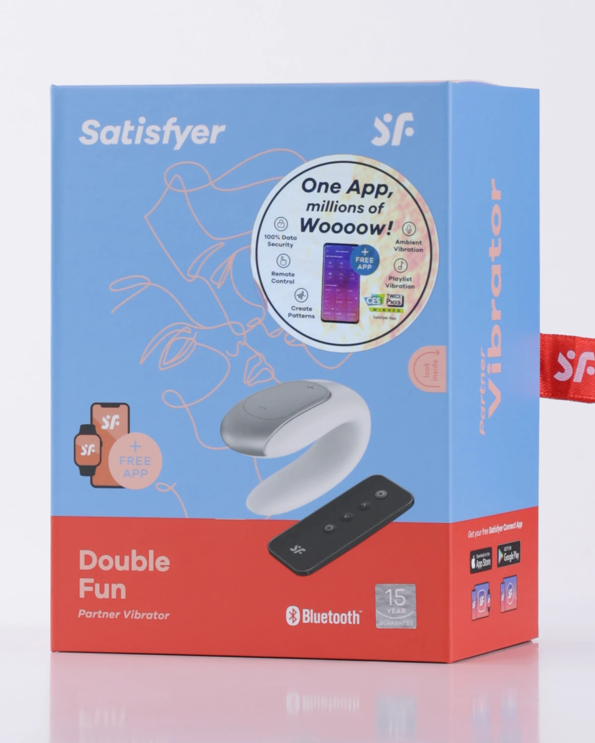 Satisfyer Double Fun màu trắng