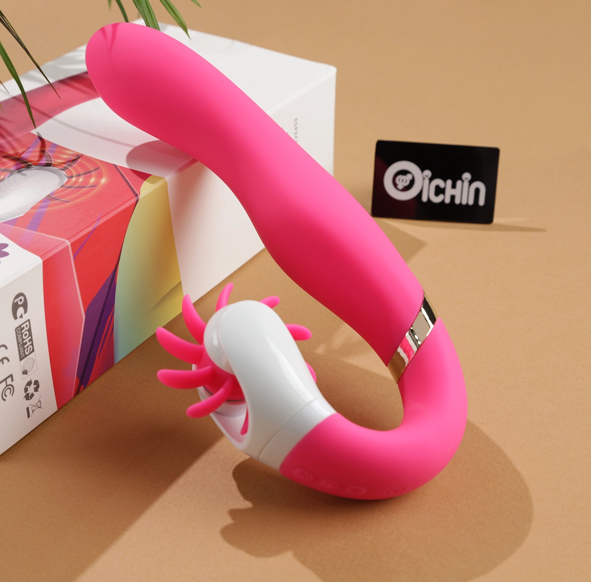 Dụng cụ làm tình bú liếm âm đạo Đầu rung 12 chế độ kích thích điểm G