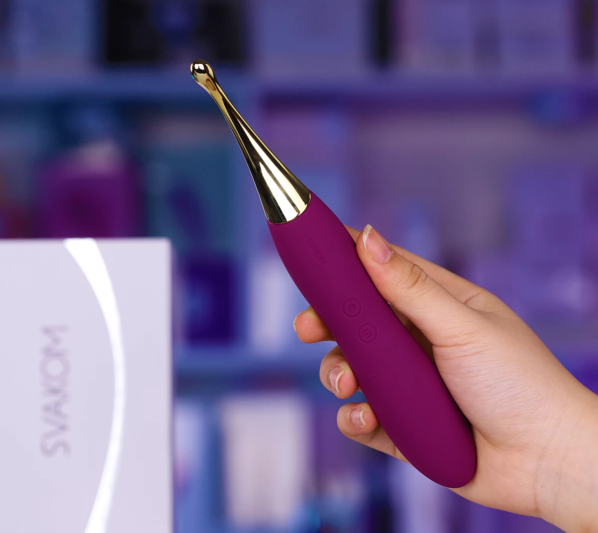 Máy rung vùng kín Svakom Beatrice sử dụng chất liệu cao cấp