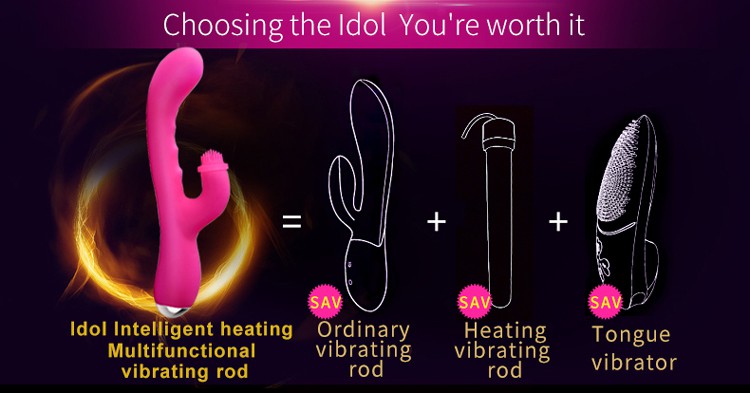 Cấu tạo của chày rung âm đạo Idol Rabbit