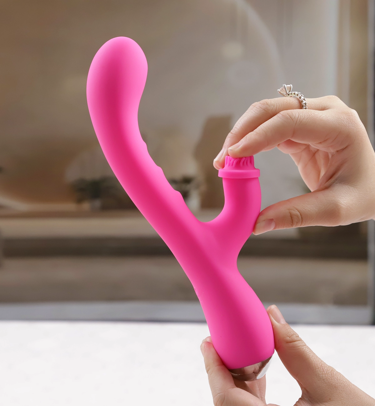 Bẻ cong phần nhánh rung tai thỏ