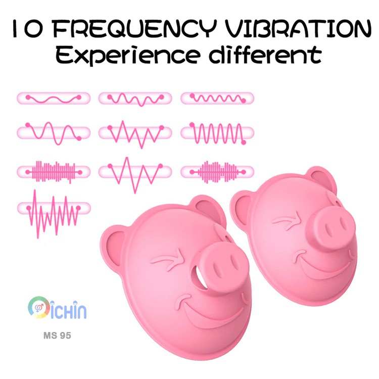 Máy massage ngực Mimi YEAIN có đến 10 chế độ rung êm ái