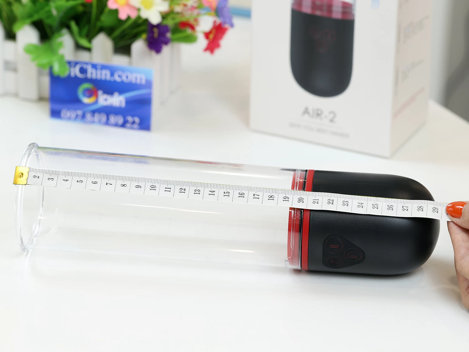 Chiều dài ống nhựa 29cm