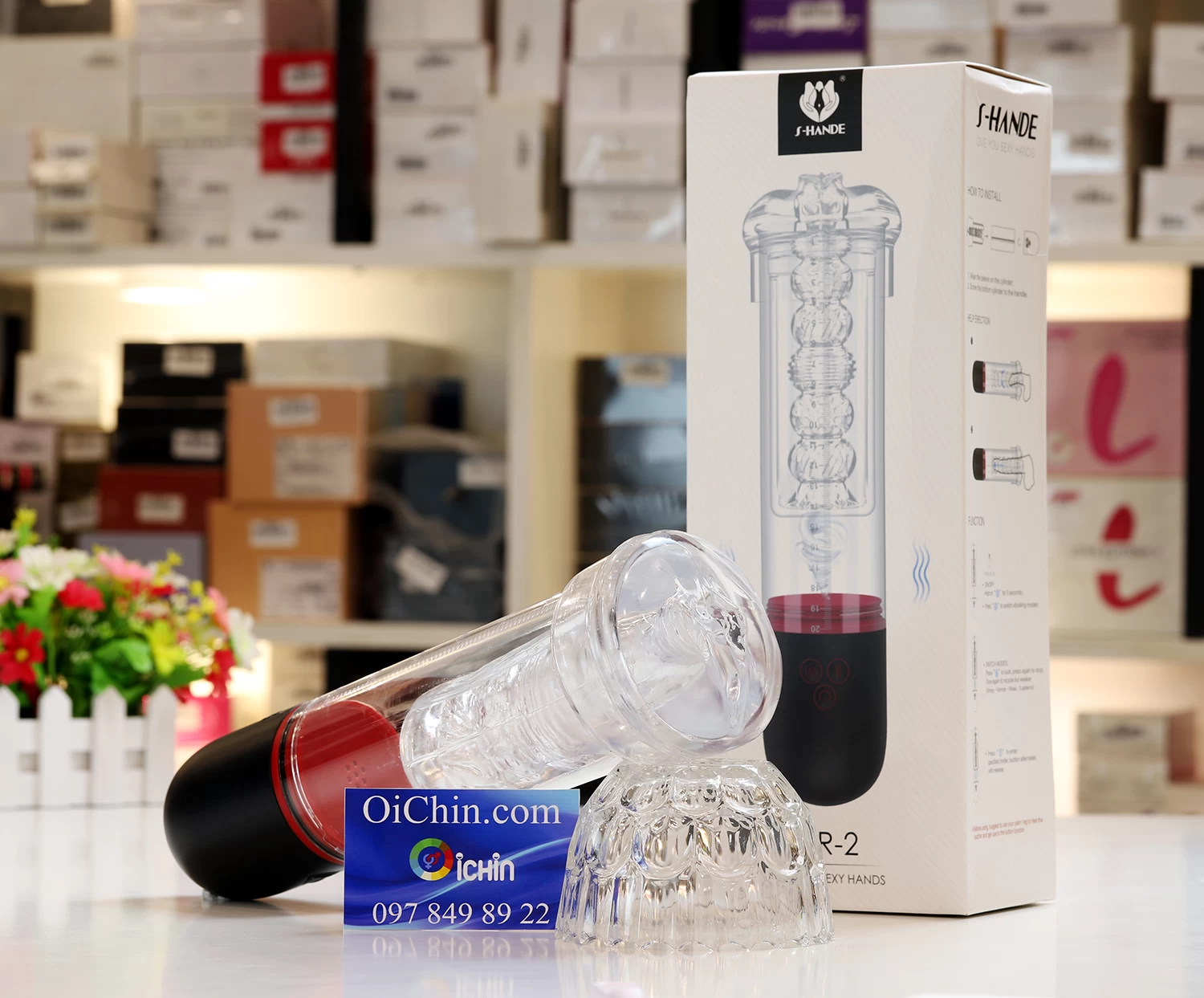 Máy tập dương vật vừa massage vừa làm to cậu nhỏ