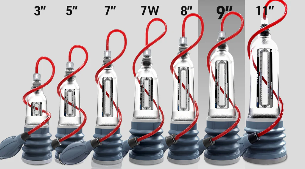 Bathmate HydroXtreme 9 và các kích thước còn lại