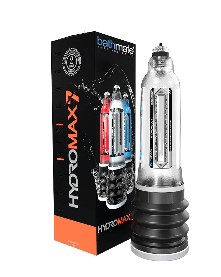Bathmate Hydromax 7 Crystal Clear - máy tập thủy lực tiên tiến