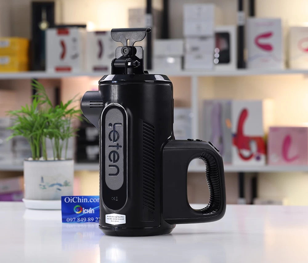 Máy thủ dâm Leten King Pro có thiết kế độc đáo với 2 tay cầm