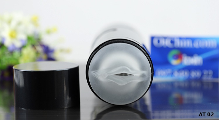 Phần miệng lỗ của máy thủ dâm có silicone hơi trong suốt