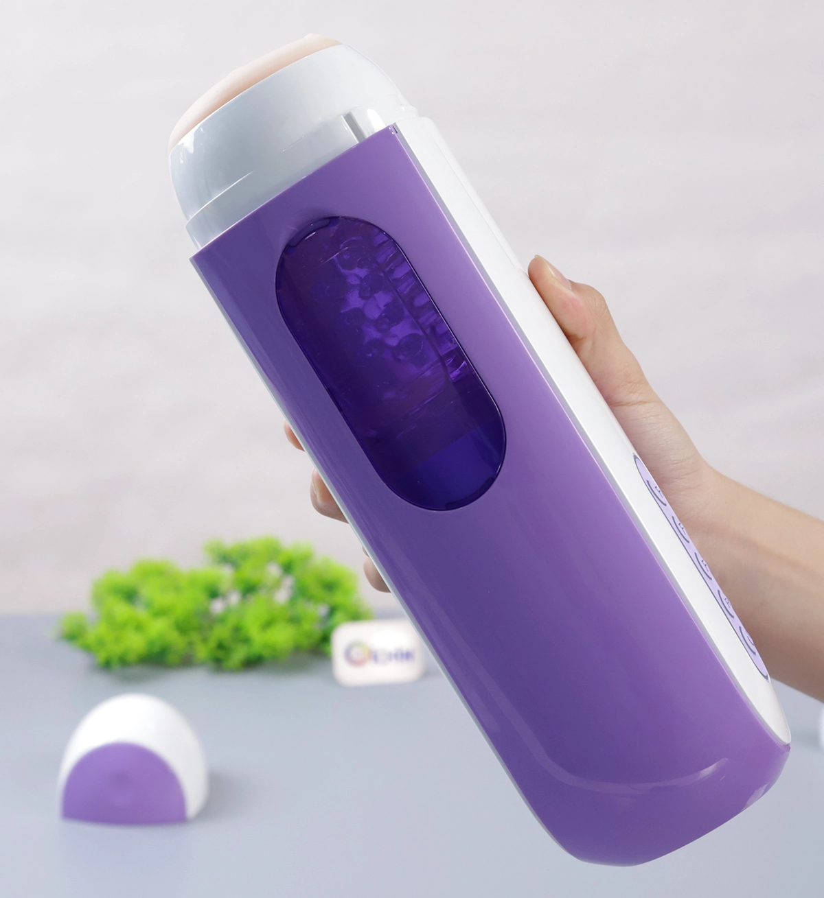 EasyLove Rotating xoay thụt tỏa nhiệt 100 chế độ cảm biến âm thanh