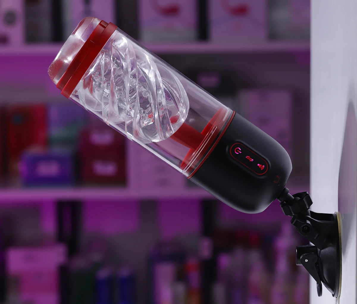 máy bú cu của S-hande còn được trang bị đế hít tường chắn chắn