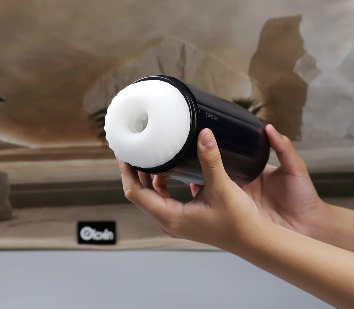 Máy thủ dâm tự động Svakom Sam Neo 2 cầm tay hiển thị kích thước