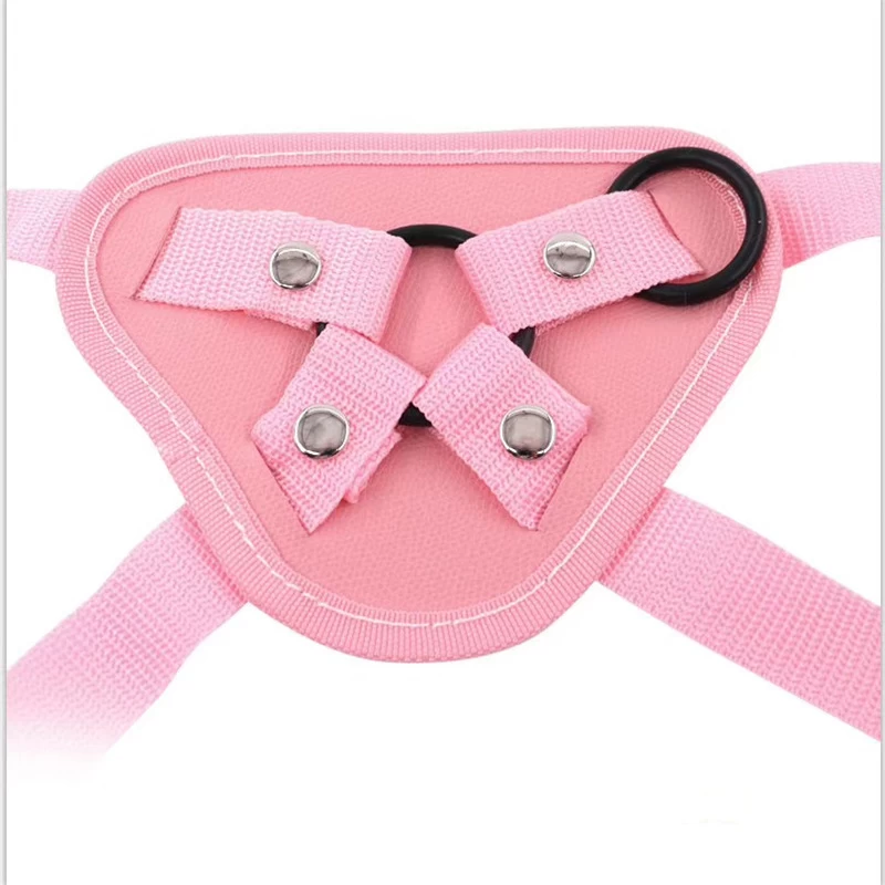 Dây đeo gắn dương vật giả màu hồng