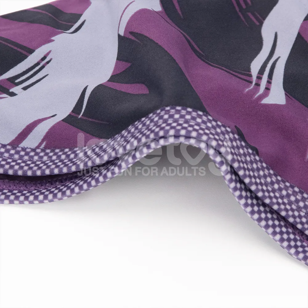 Quần Strap-on Lovetoy Violet XL/XXL độ uốn dẻo silicone mềm mại