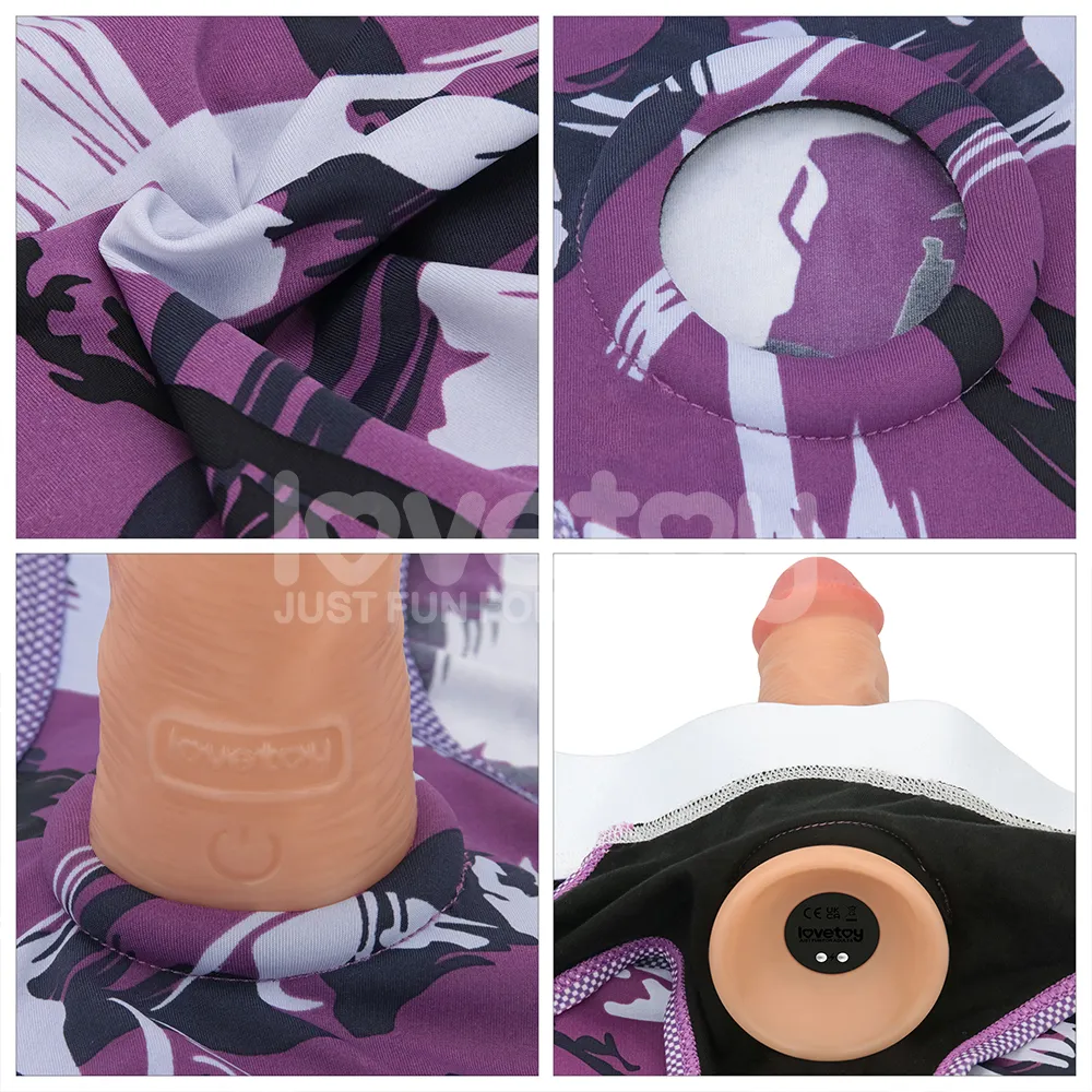 Hướng dẫn đeo Quần gắn dương vật giả Lovetoy Violet XL/XXL