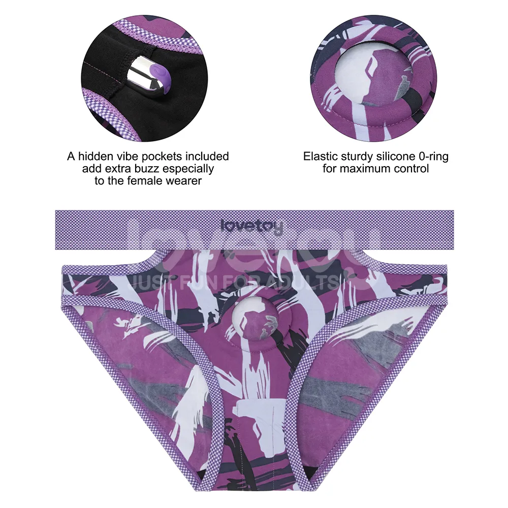 Hướng dẫn đeo Quần gắn dương vật giả Lovetoy Violet Strap-on