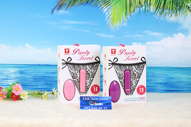 quần lót rung Panty Secret Galaku màu hồng phấn và hồng đậm