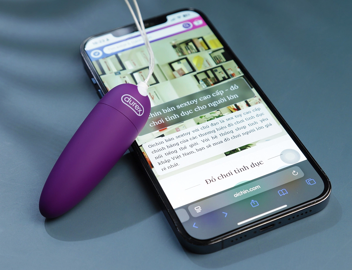 Trứng rung không dây Durex S Viber rung mạnh không gây ồn