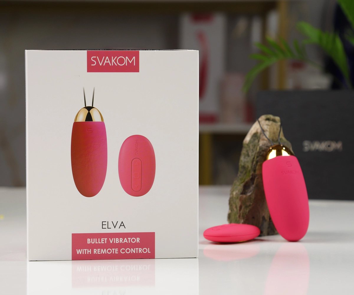 Trứng rung không dây Svakom Elva Thì thầm và yên tĩnh
