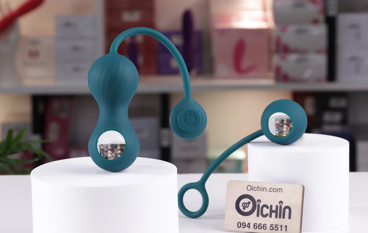 Fun Town Crystal Duo có thiết kế công thái học hỗ trợ tập se khít âm đạo