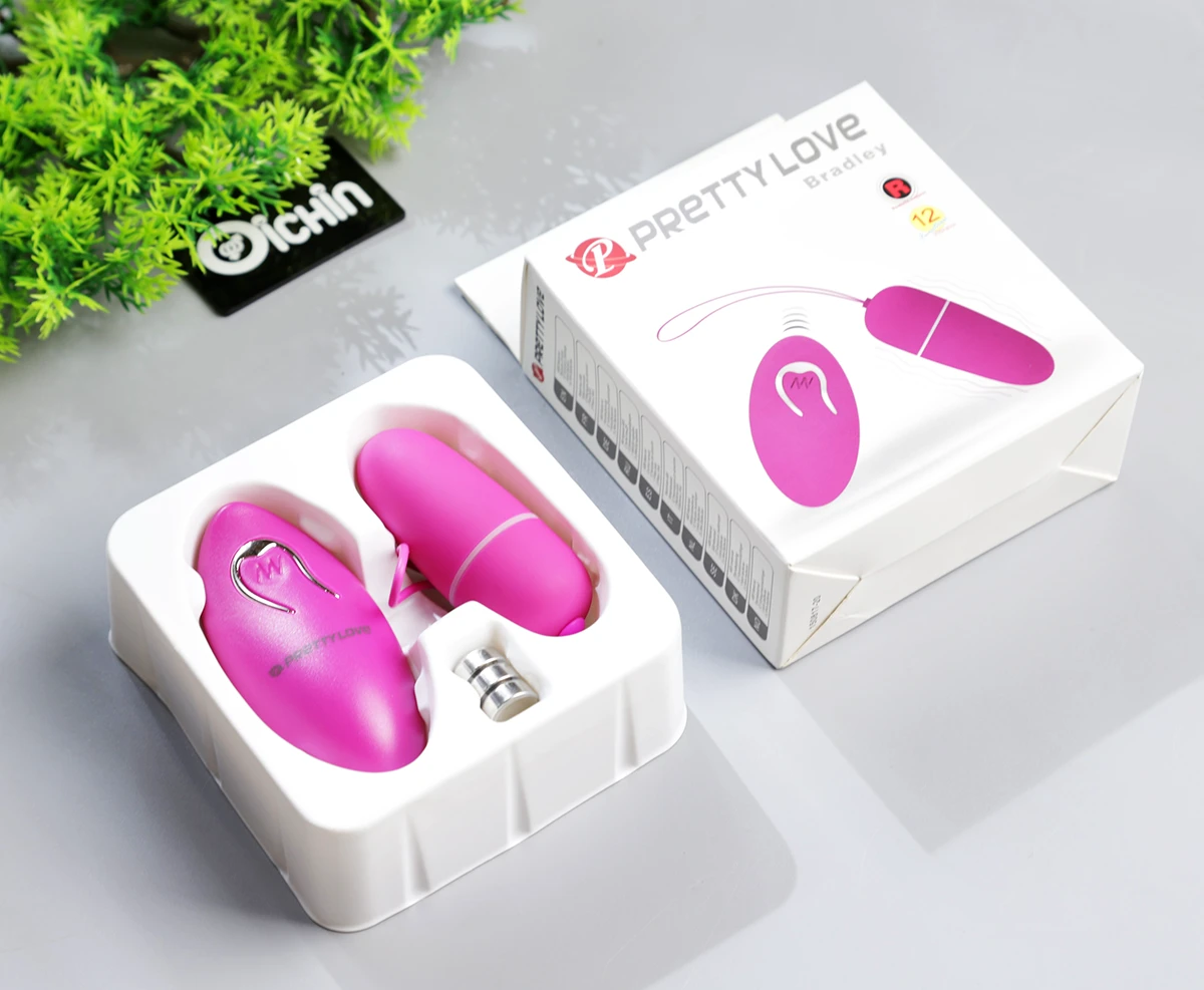 Bộ trứng rung mini Pretty Love Bradley 12 chế độ kích thích