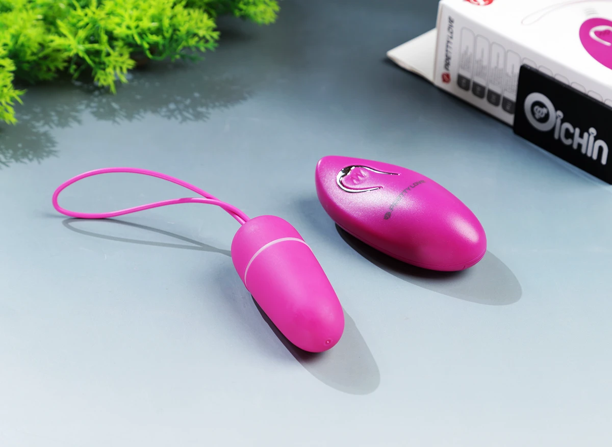 Trứng rung mini Pretty Love Bradley 12 chế độ màu hồng đôi