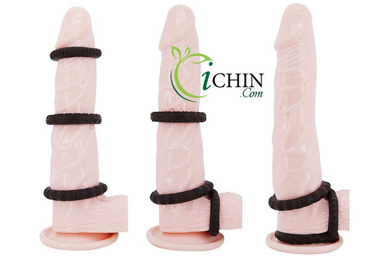 Vòng đeo cu Titan là bộ 3 vòng silicone co giãn cực tốt