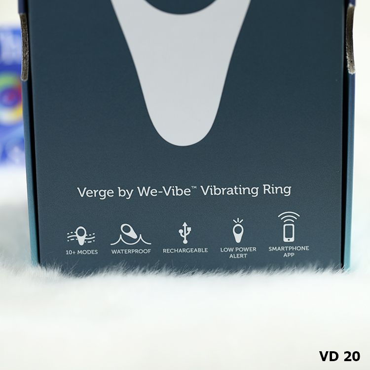 Vòng đeo gốc dương vật We-vibe Verge rung 10 chế độ