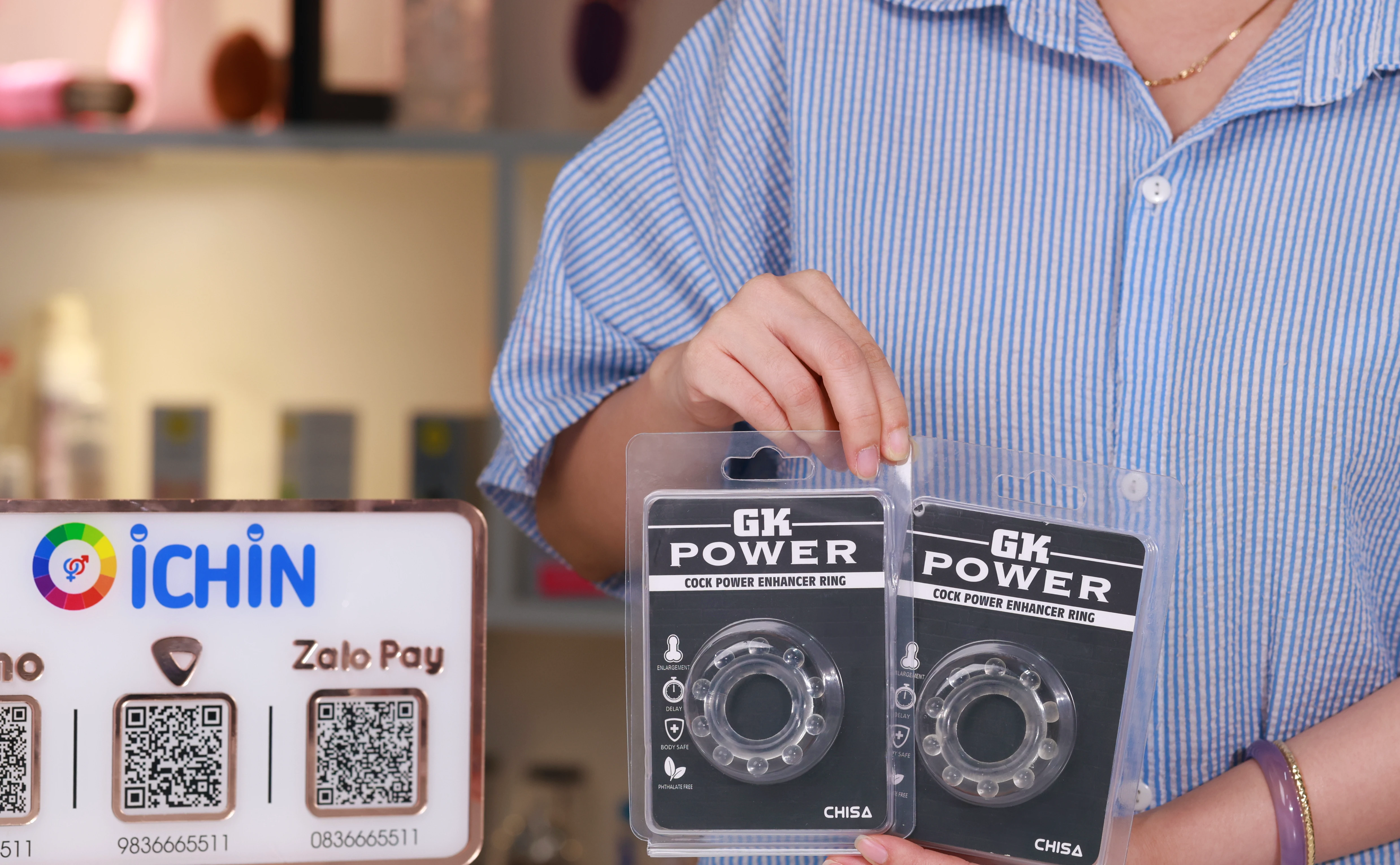 Chisa GK Power Enhancer được chụp thực tế bởi Oichin