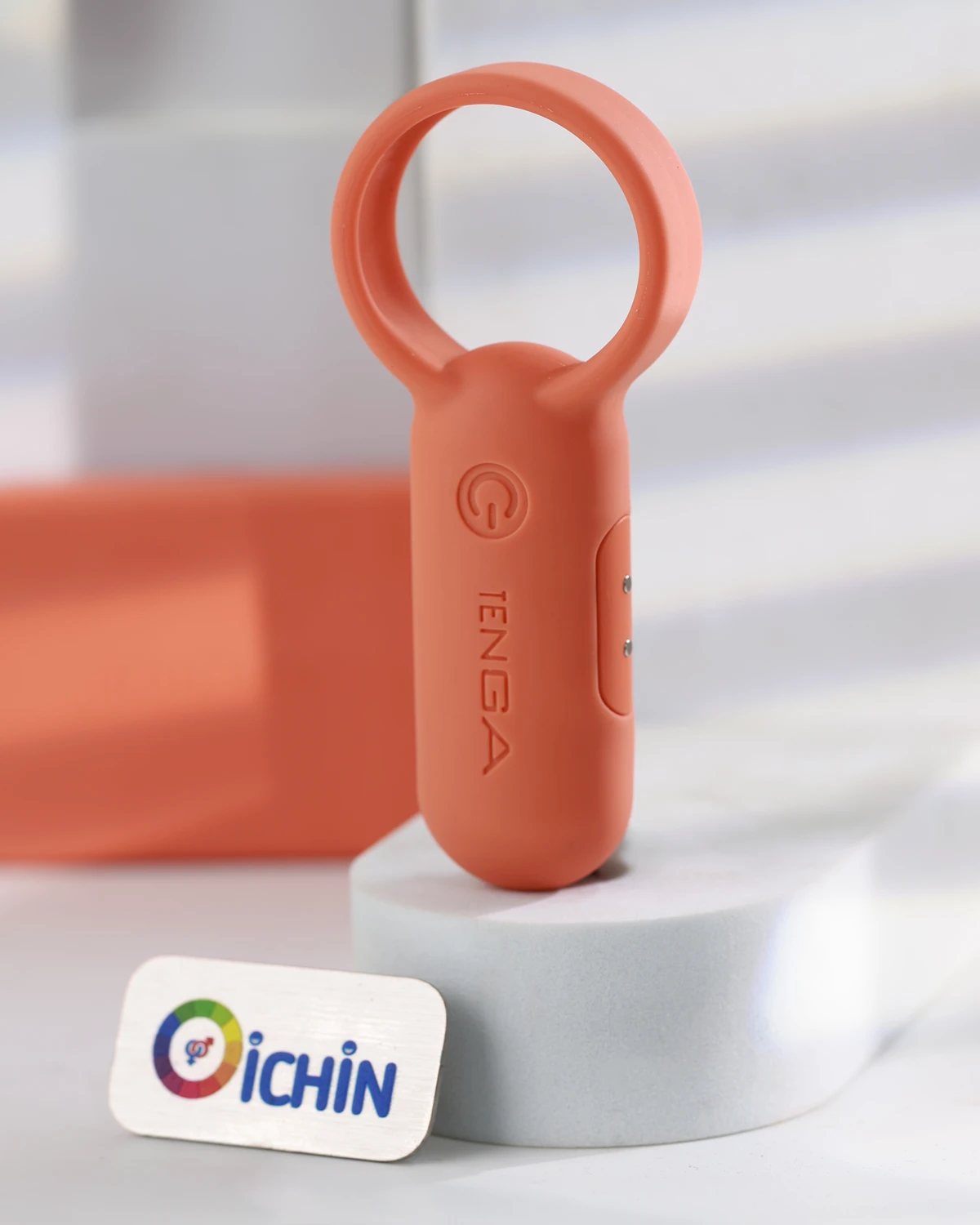 Tenga PaiRING Couple Vibrator Coral