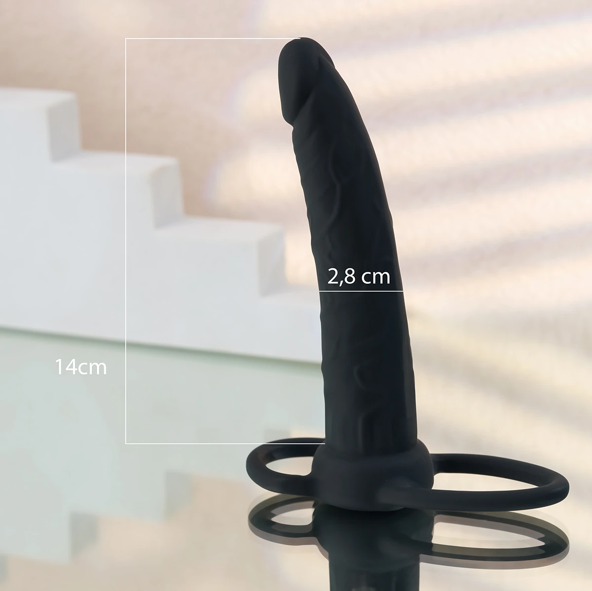 Ảnh thông số kích thước của Lovetoy Fantasy Doule Prober