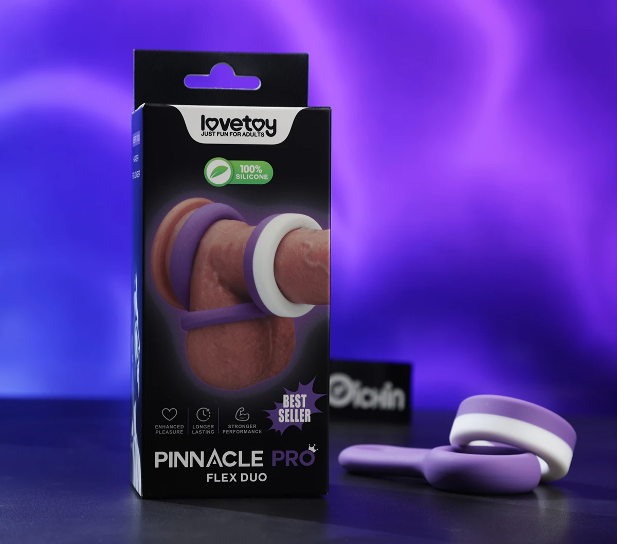 Hộp đóng gói Vòng đeo silicon Lovetoy Pinnacle Pro Flex Duo