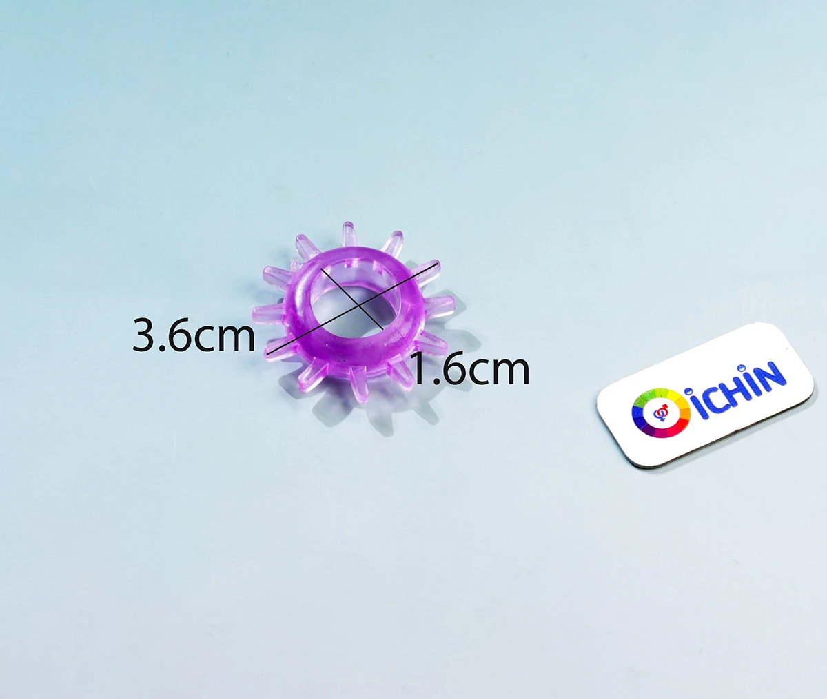 Ảnh thông số kích thước của Vòng đeo silicone gai nhỏ