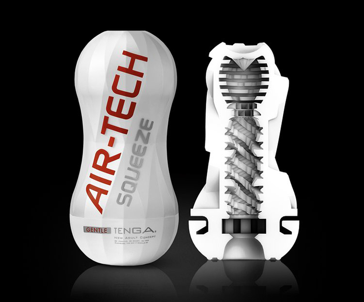 Cốc tình yêu Tenga Airtech được sản xuất với chất liệu cao cấp Tenga Airtech squeeze được sản xuất với chất liệu cao cấp