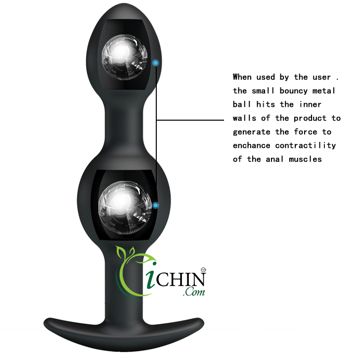  phần lõi trong 2 quả bóng là 2 bóng lắc bằng kim loại