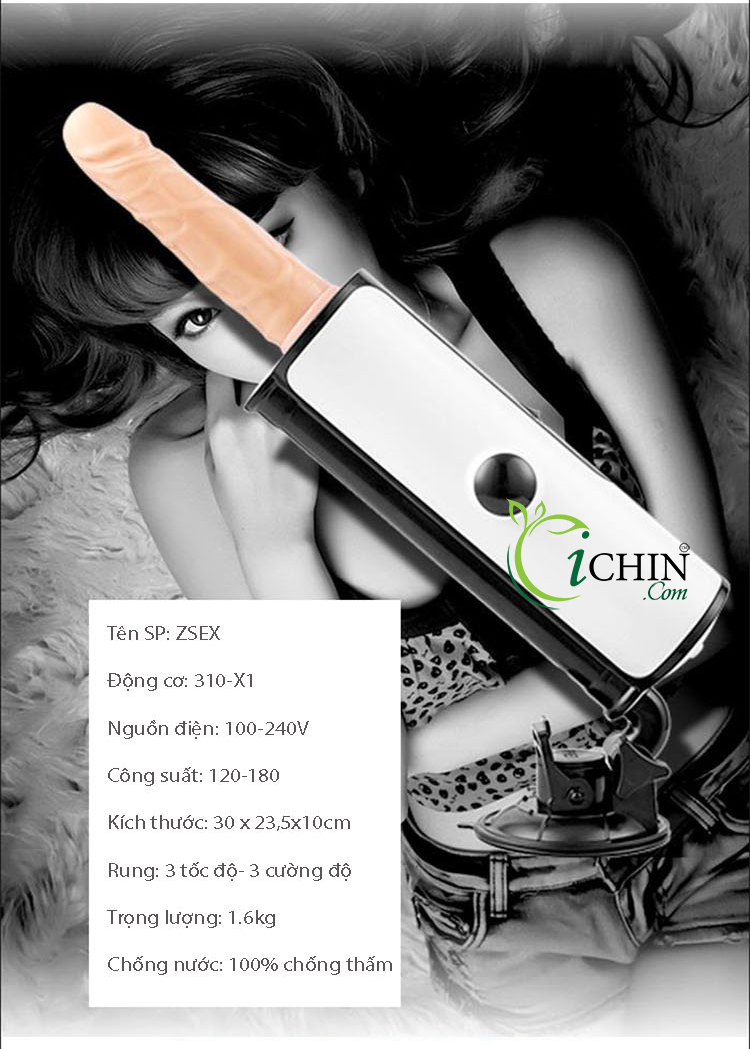 Máy thủ dâm tự động Zsex Rung thụt 3 tốc độ 